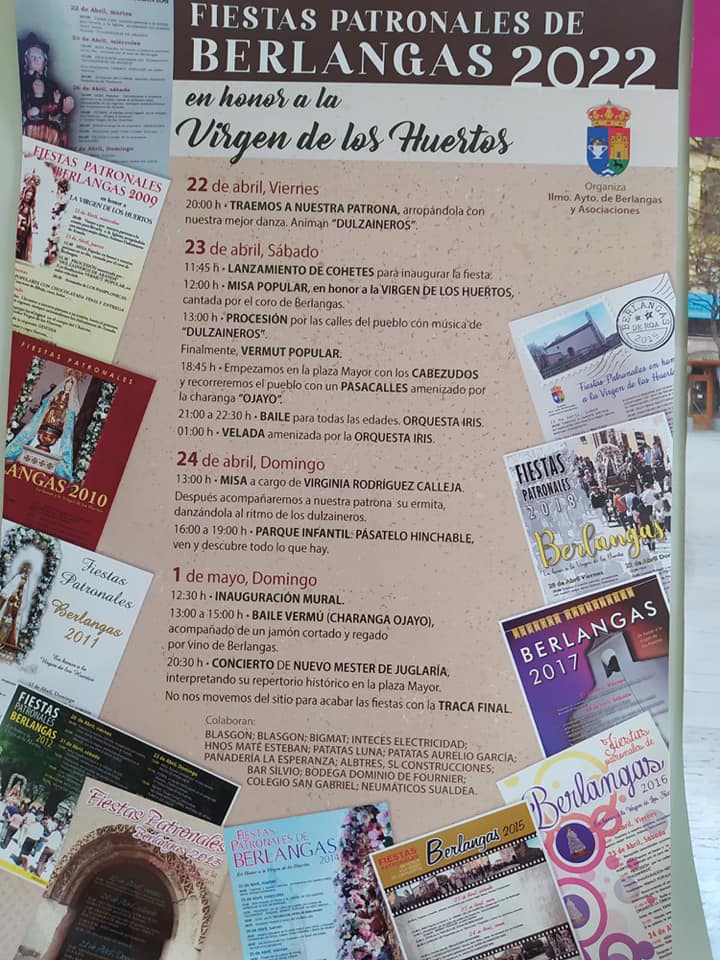 Fiestas patronales en honor a Nuestra Señora de los Huertos 2022 Berlangas de Roa